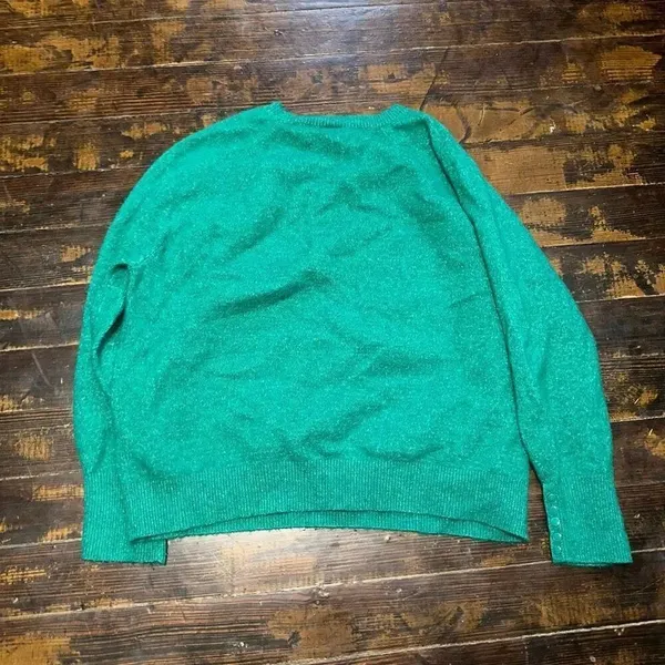 Ann Taylor bright green soft XL pullover luxe sweater - Image 5