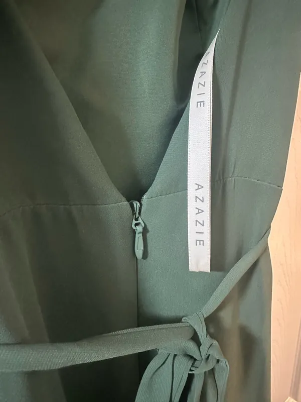 Azazie Olive Formal Dress - Image 3