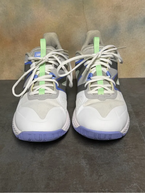 New Balance Women's 796v3 Tennis Shoes White/Grey/Purple/Green Size 10B - Image 5