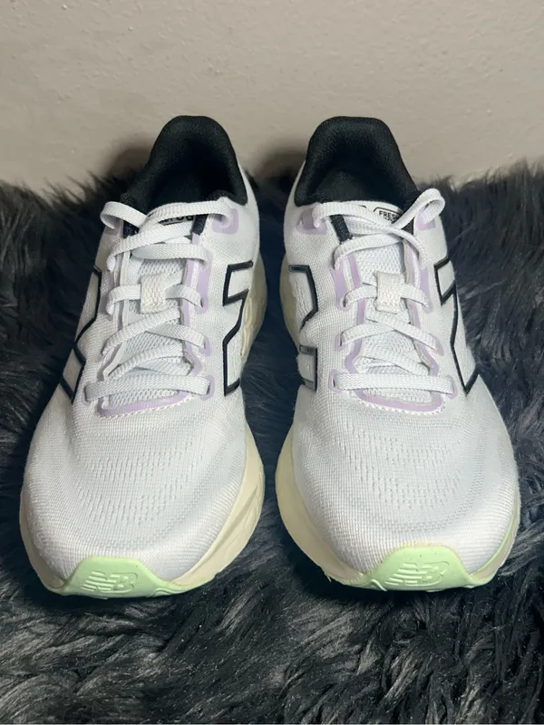 New Balance Fresh Foam 680v8 White Grey Matter Taro Women's Sz 9 Men 7.5 - Image 3