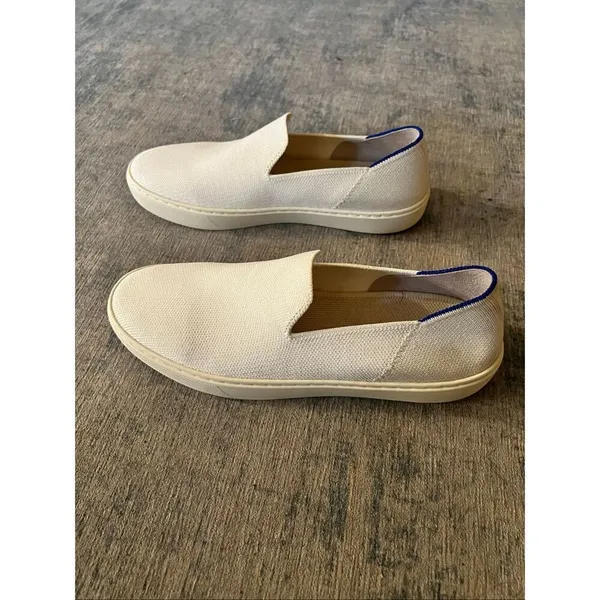 Rothy's Off White Cream The Original Slip On Sneaker Size 8 - Image 3