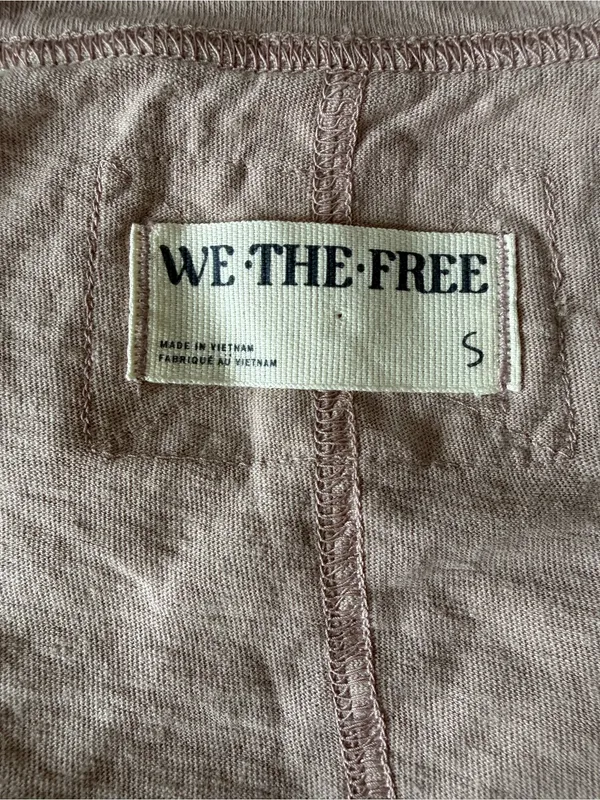 We The Free Dusty Rose V-Neck Short Sleeve Tee - Image 3