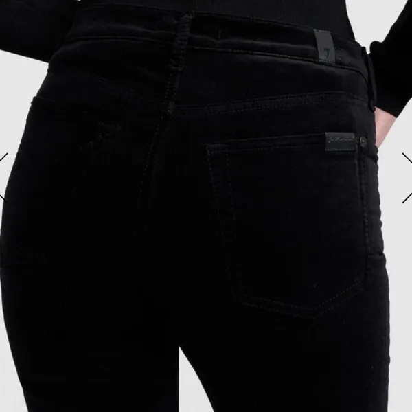 7 for all mankind the high waist black skinny jeans - Image 7