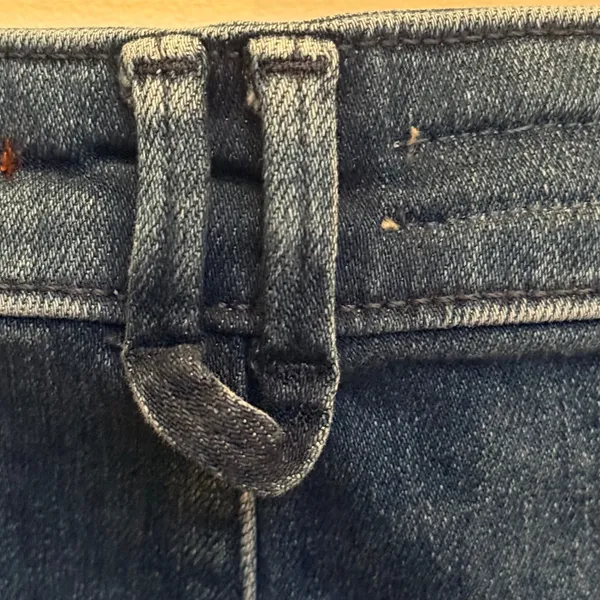 Pilcro The Skipper High-Rise Wide Leg Jeans‎ Darkish Indigo Wash Size 27 - Image 6