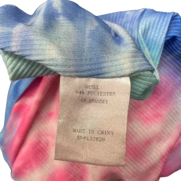 Superdown Morgan‎ Strapless Mini Dress Blue Pink Tie Dye Size XS - Image 13