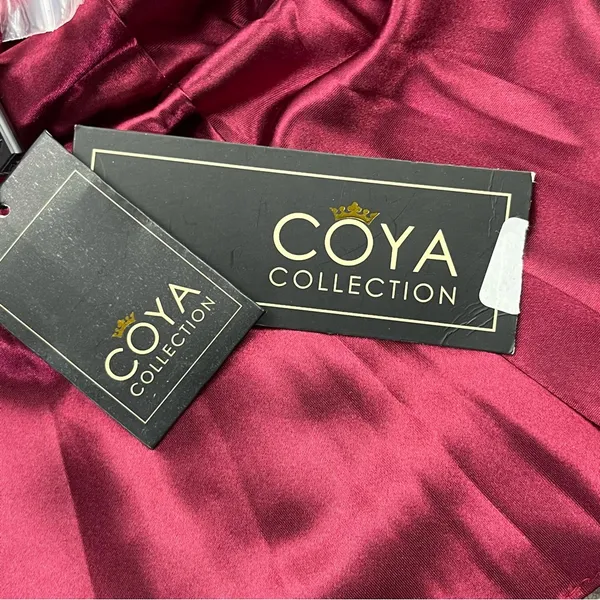 Coya Collection Burgundy Fairy Grunge Mini Dress Womens Size Small NEW‎ *FLAW - Image 3