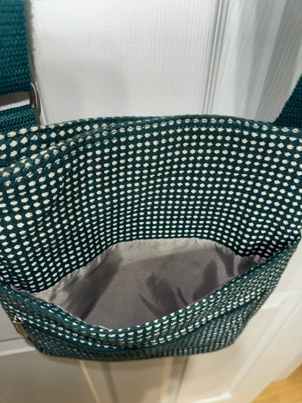 Thirty One Organizing Shoulder Bag Crossbody Bag Dotty Weave - Image 4