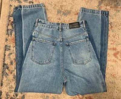 Glassons Two Toned High Waisted Jeans - Image 5
