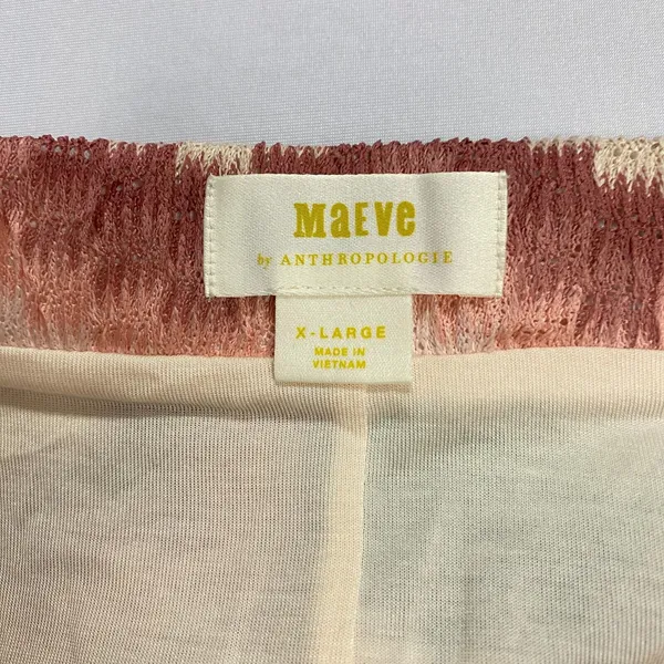 Maeve Anthropologie Women's Chevron Striped‎ MARIA Knit Midi Skirt Size XL NWT - Image 9