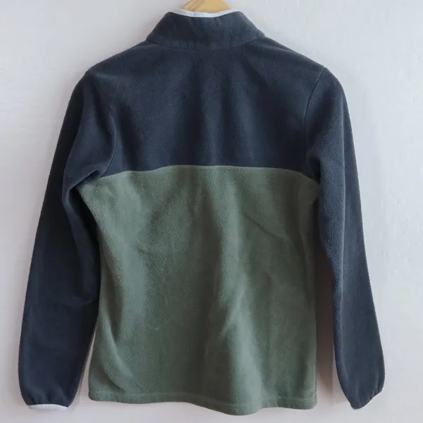 Columbia Benton Springs Snap Fleece Pullover Womens XS‎ Grey Green AL1302 - Image 2