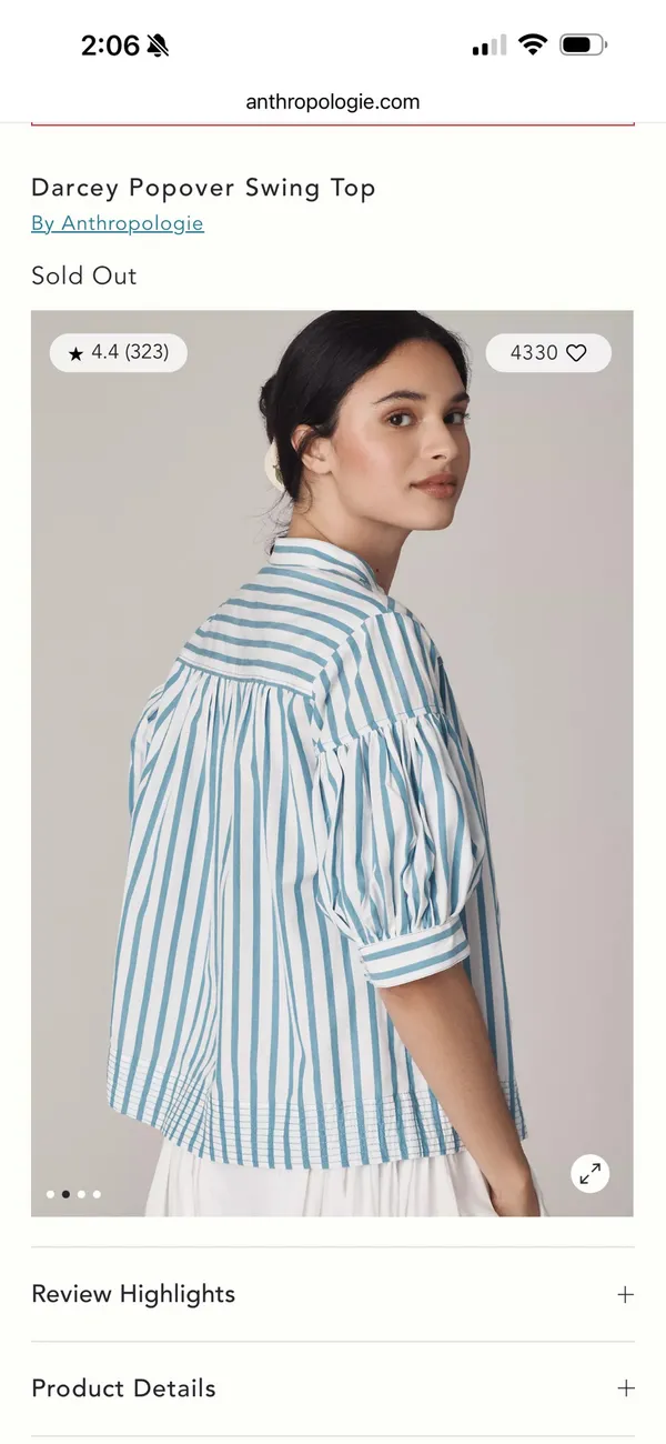 Anthropologie Darcy popover top - Image 2