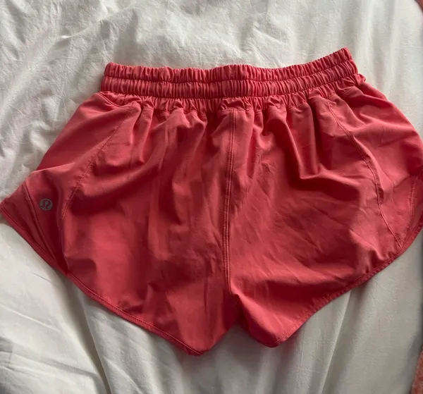 Lululemon Hotty-Hot Low-Rise Short 2.5” Color: Raspberry Cream - Image 2