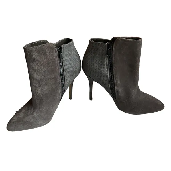 Steve Madden Dace‎ Faux Croc Suede Booties Size 8 - Image 5