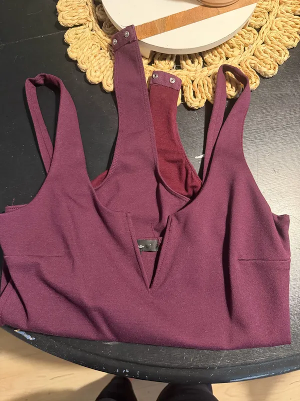 Lulus Plum Bodysuit Wine Medium - Image 3