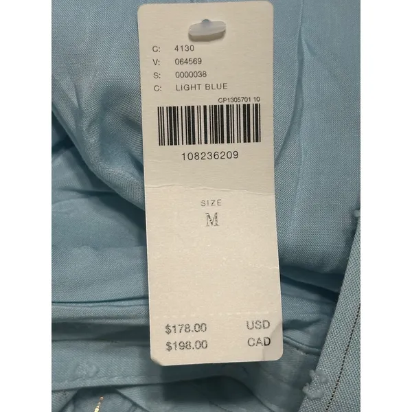 Anthropologie Somerset Maxi Dress Corydalis Blue Lurex Swiss Dot Tiered Size M - Image 10