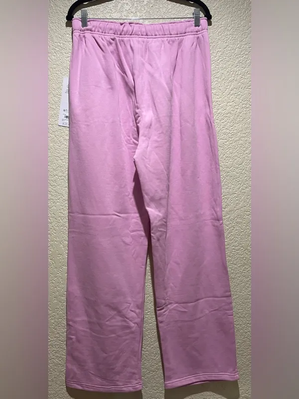 Alo Yoga NWT Accolade Straight Leg Sweatpants Candy Heart Pink Size M - Image 5