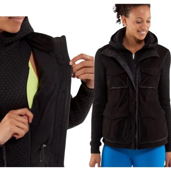 Lululemon Black Miracle Jacket Sz 6 - Image 10