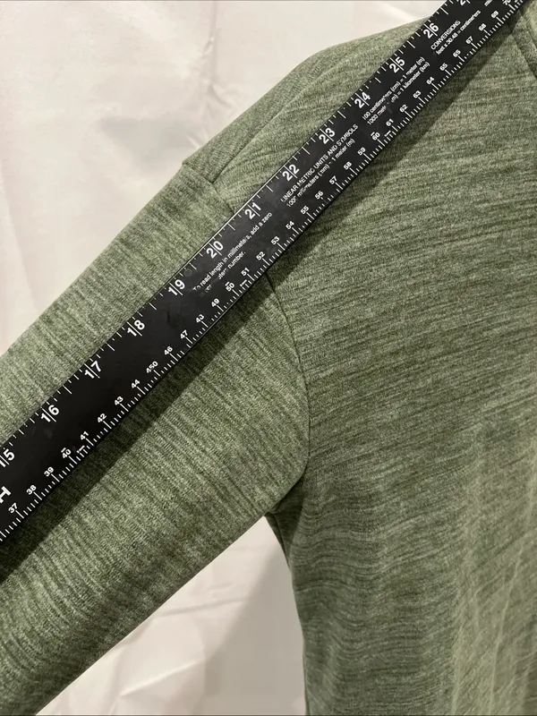 Avalanche Olive Green Half-Zip Pullover Sweatshirt - Image 8