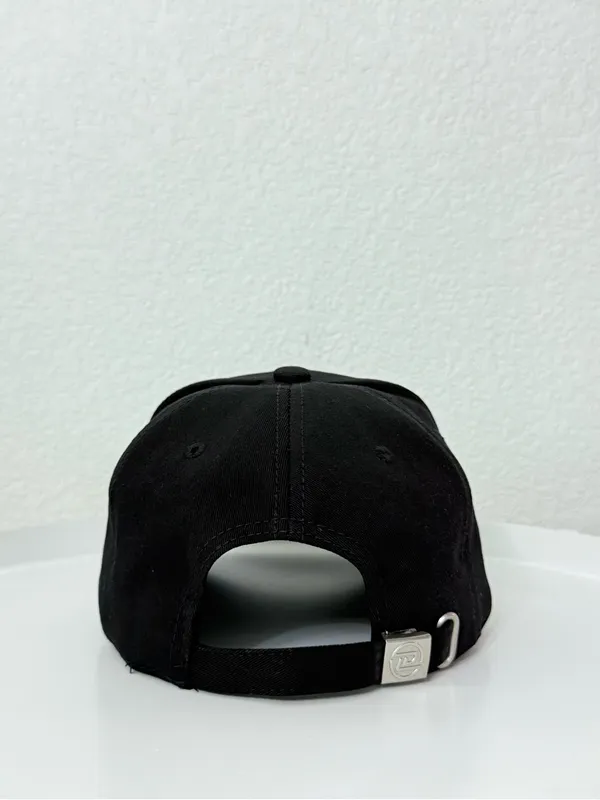 DLMY Black Embroidered Baseball Cap Hat NWOT Adjustable Streetwear Y2K⁠ - Image 3