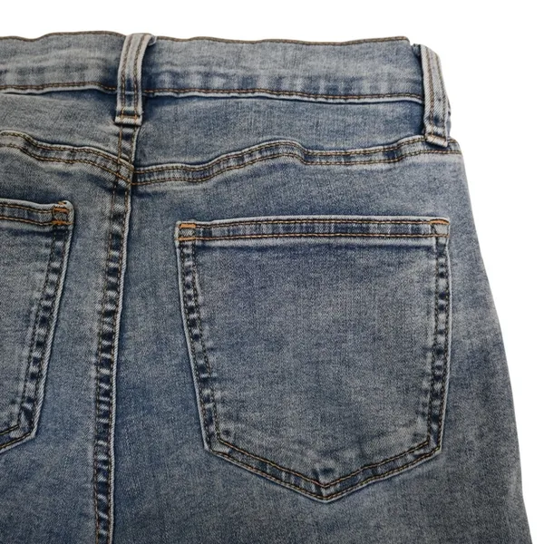 Celebrity Pink Womens 7/28 Distressed Flare Jeans - Image 7