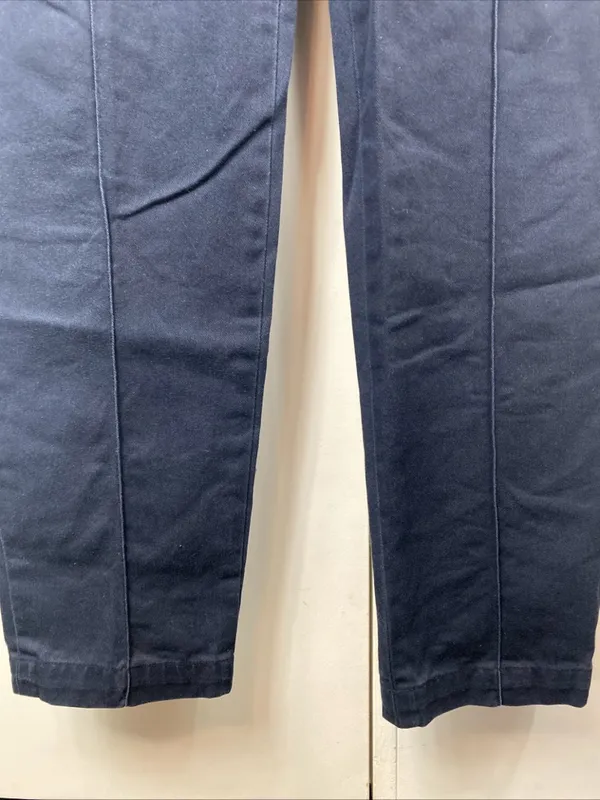 Vintage Ralph Ralph Lauren Pointe Pants Side Zip Career Casual Blue 12 Inseam 31 - Image 3