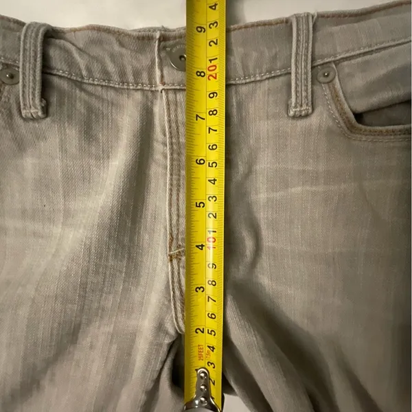Abercrombie & Fitch Gray Perfect Stretch Denim Jean 4/27 Casual Classic Comfy - Image 6