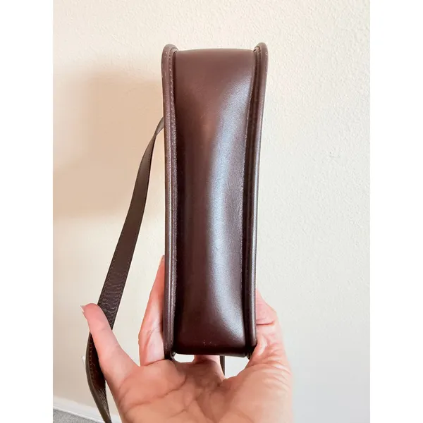 Gucci Crossbody‎ Bag Womens Small Brown 1970s Vintage GG Camera Bag Luxury - Image 6