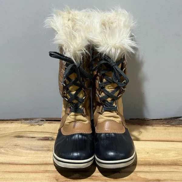 Sorel Tofino‎ II Winter Boots Waterproof Fur Trim Insulated Size 5 B110 - Image 4