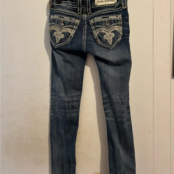 Rock Revival Women's Blue Jeans - Image 2