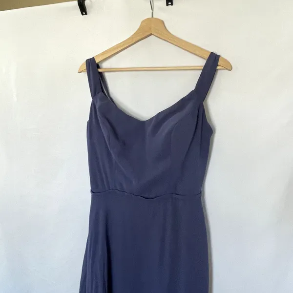 Kennedy Blue indigo full length maxi dress women's size 6 formal‎ bridesmaid - Image 2
