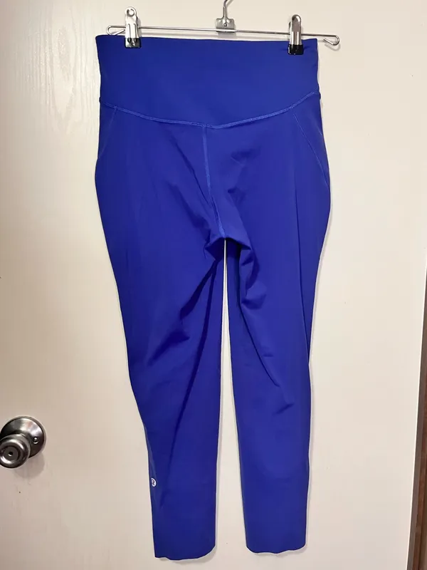 lululemon athletica Vibrant Royal Blue High-Rise Crop Leggings - Image 2