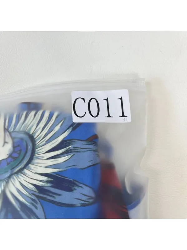 NWOT Farm Rio Blue Surreal Flowers Wrap Long Sleeve Mini Dress Size S - Image 14
