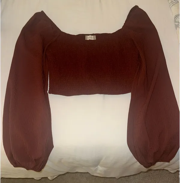 Altar'd State Long Sleeve Crop Top - Image 2