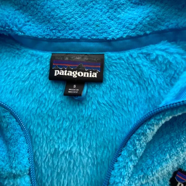 Patagonia Polartec Retool‎ Vest Oasis Blue Women's size small - Image 3