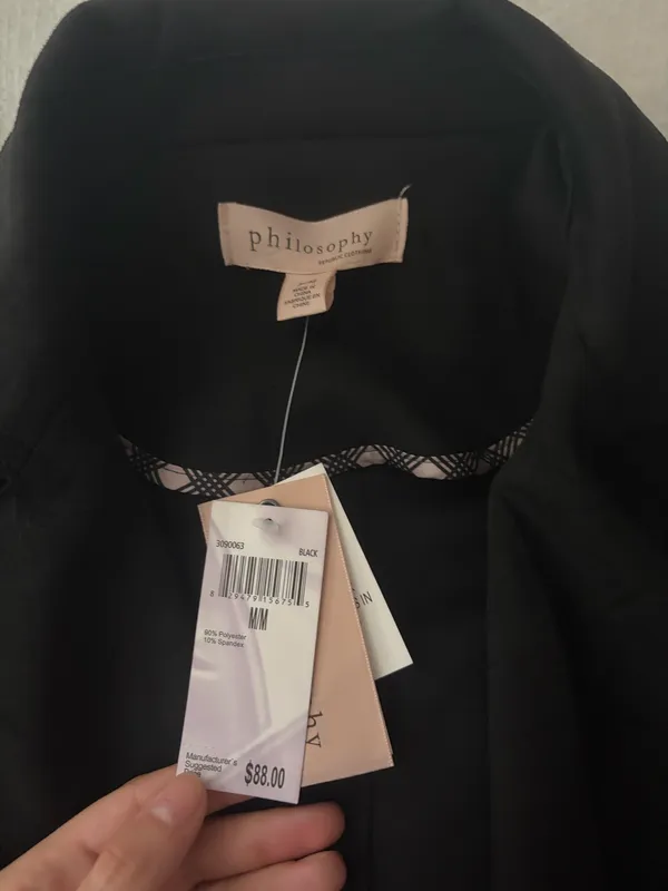 Philosophy black jacket / blazer  - Image 2