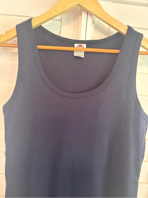 Harley Davidson Navy Tank Top Size large - Image 3