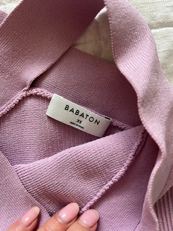 Aritzia Babaton Top Sculpt Knit Halter - Image 2