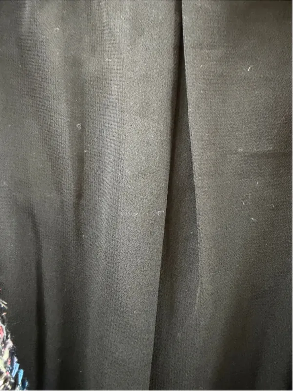 Easel Women's Pearl Embellished Tweed Blazer in Black Size S - Image 7