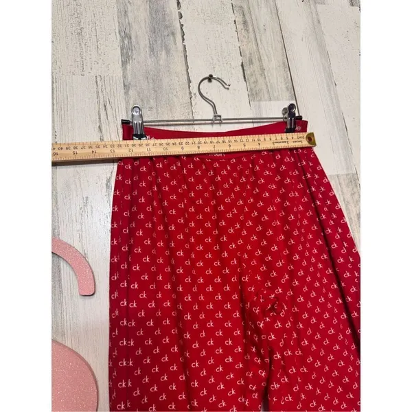 Calvin Klein red pajama pants size small - Image 6