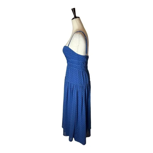 La Maison Talulah Dress Womens Small‎ Blue And Black Polka Dot Sorrento Midi - Image 8