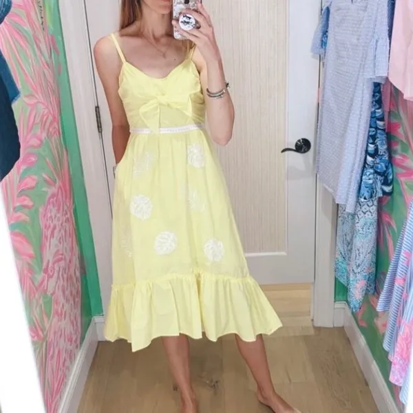 LILLY PULITZER Eloisa‎ High/Low Midi Sundress - Image 3
