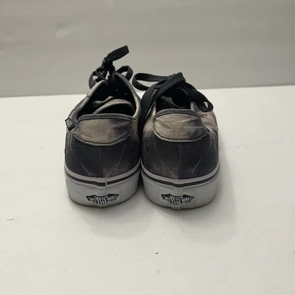 Vans Atwood Low Tie Dye Black White Canvas Skate Shoes Womens 8‎ UltraCush - Image 4