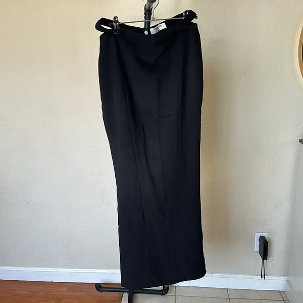 NWOT House Of Cb Martinez Maxi Black Skirt‎ Cut Out Size S - Image 6