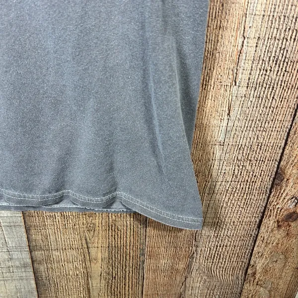 PacSun Grey Floral Pacific Sunwear Los Angeles Graphic Retro T-Shirt Large - Image 6