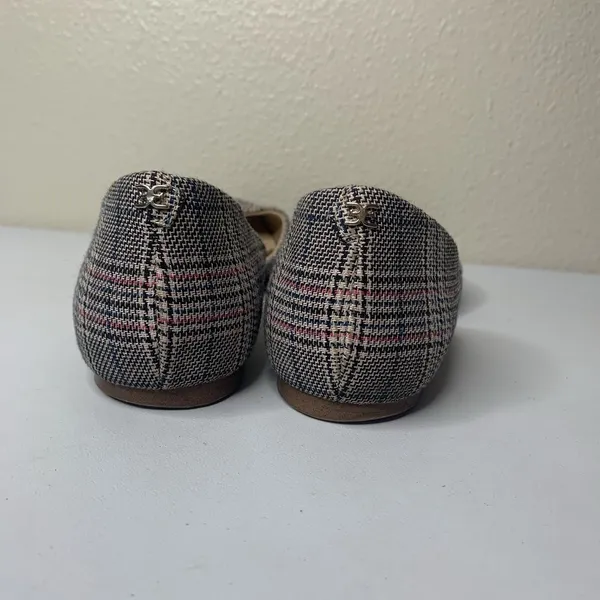 Sam Edelman Rodney D'Orsay Flats Glen Plaid Pattern Sz 9 Pointed Toe - Image 7