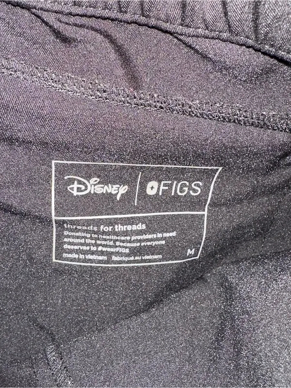 Figs x Disney Black Zamora Scrubs - Image 12
