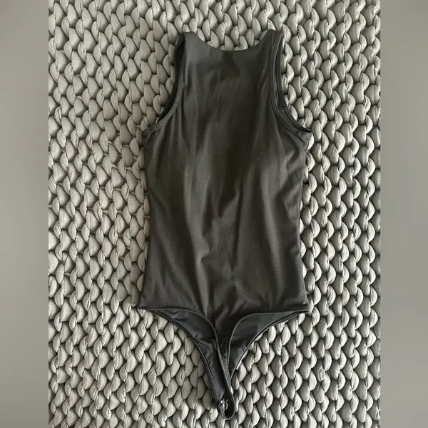 Klassy Network Deep V Long Sleeve Ribbed Bramisuit - Image 4