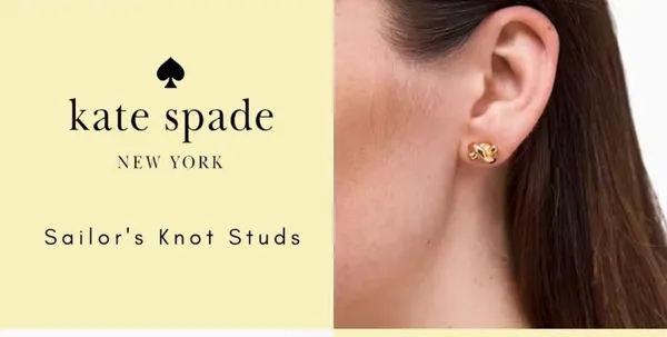 Kate Spade Gold Earrings - Image 3