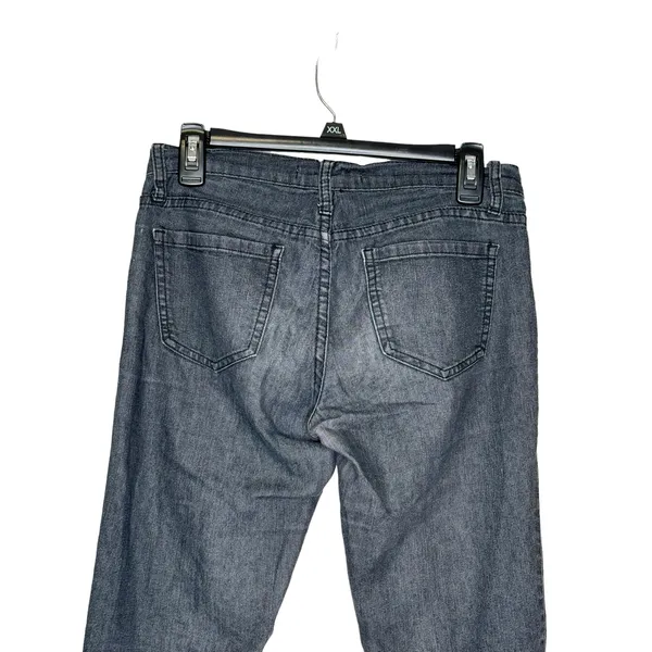Forever 21 Womens‎ Jeans Denim Low-Rise Skinny Stretch Faded Black Size 27 - Image 8