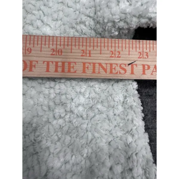 VTG STANHERMAN Womens Cardigan Chenille Crop Large Mint Green Preppy Barbie - Image 5